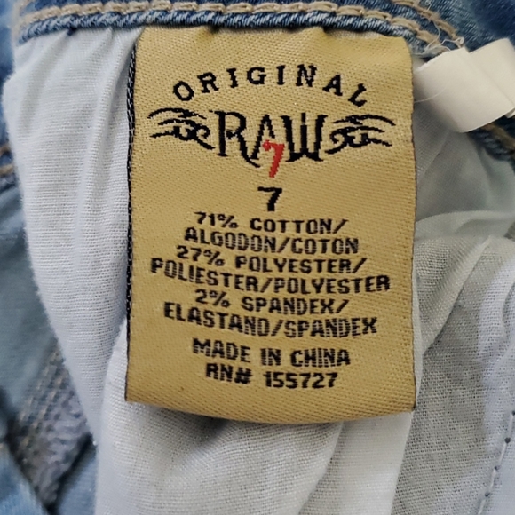 Raw 7 brand.  Women's stretch/skinny jeans size 7. - Picture 3 of 5